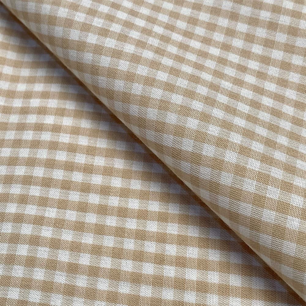 Tecido Tricoline Fio Tinto Xadrez Listrado 100% Algodão Patchwork 1,50m de Largura Várias Cores