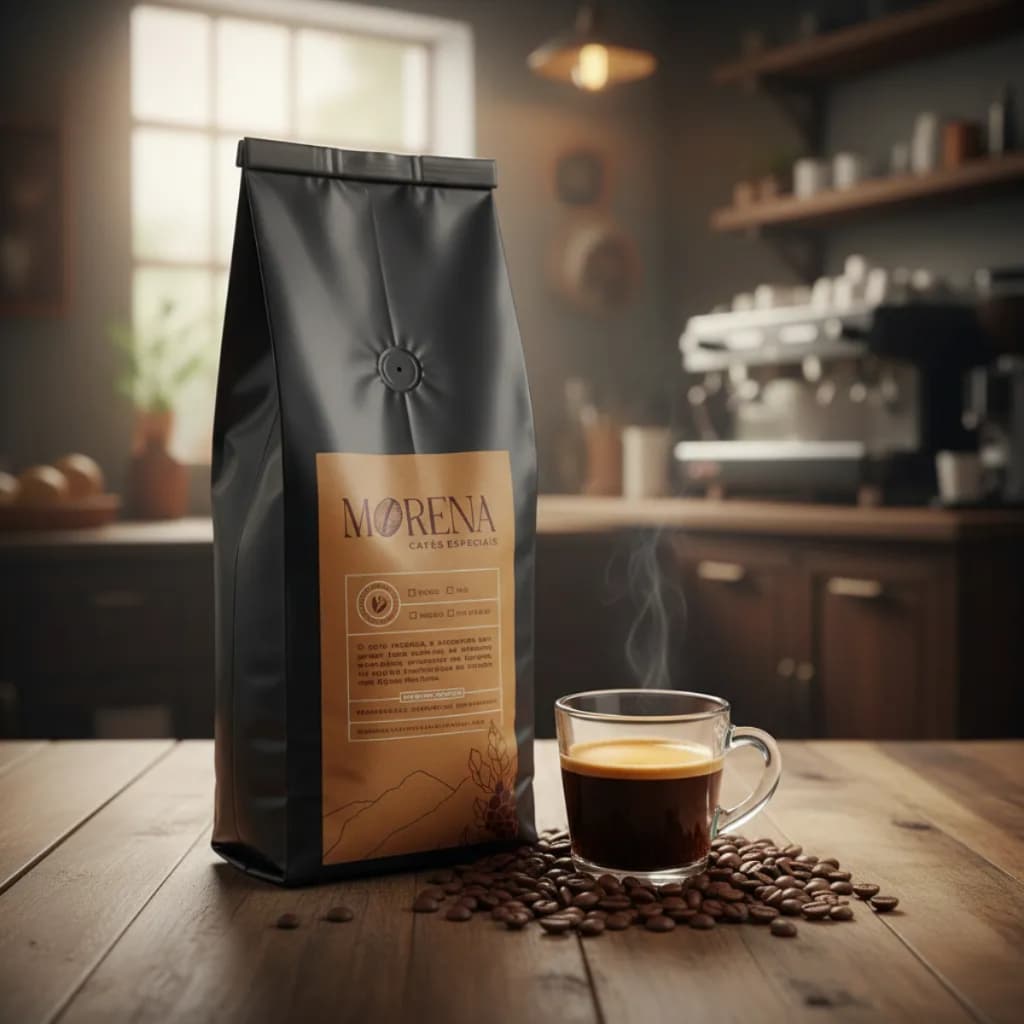 Café Em Grãos 1kg 100% Arábica Especial Torra Média Pacote de 1kg