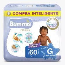 FRALDA BUMMIS BAG HIPER G 60un
