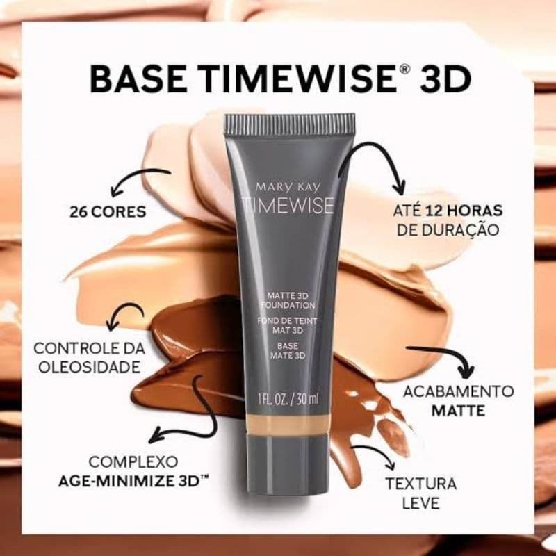 Base timewise 3d Mary kay matte liquida