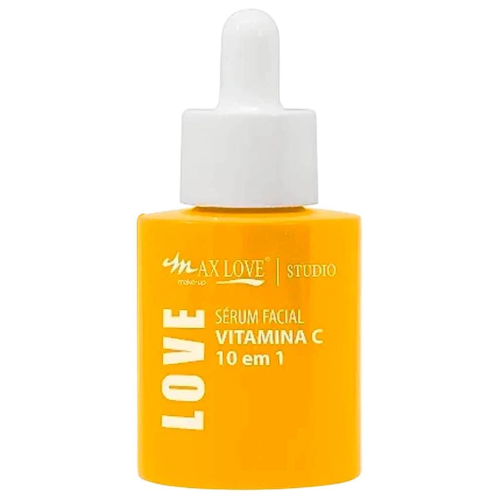 Serum Facial Vitamina C Max Love Com Ácido Hialurônico Oil Free Pele Radiante 30ml