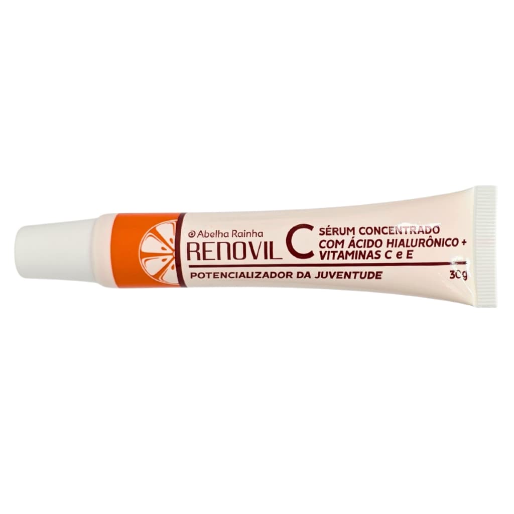 50 Sérum Concentrado Com Ácido Hialurônico E Vitamina C e E Potencializador Da Juventude Renovil Abelha Rainha 30g