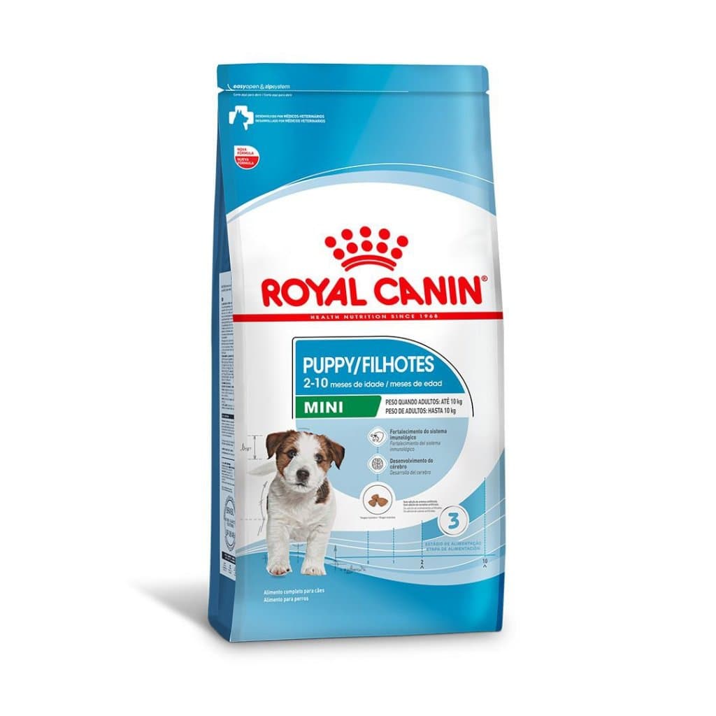 Ração Seca Royal Canin Mini Puppy Para Cães Filhotes de Porte Pequeno - 7,5kg