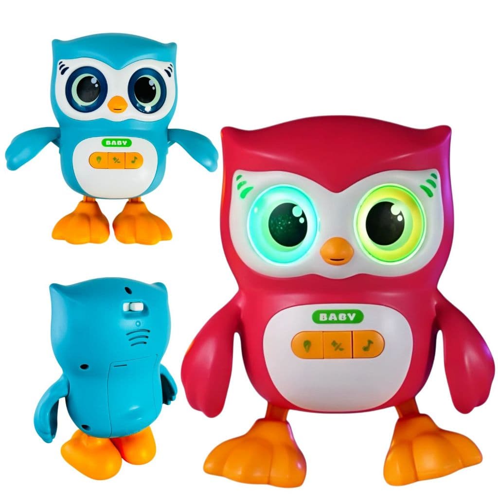 Coruja Dançarina Brinquedo Infantil Interativo Com Luzes E Som Brinquedo Educativo