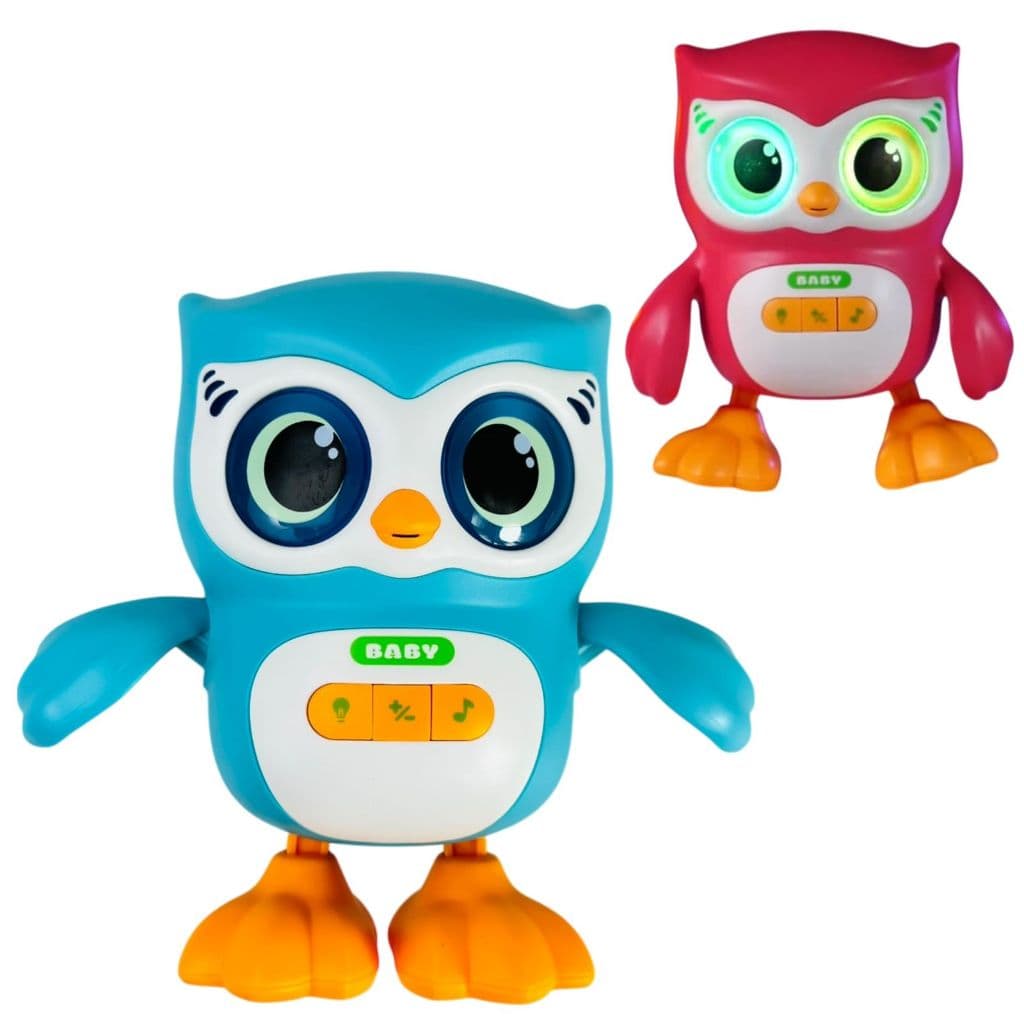 Brinquedo Infantil Coruja Dançarina Com Luzes E Som Brinquedo Educativo Interativo