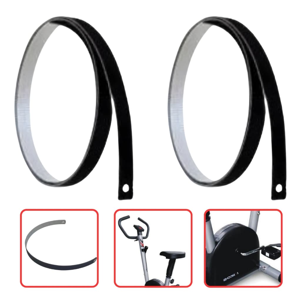 Kit com 2 Cinta De Carga Freio Bicicleta Ergometrica Kikos Hc 3015