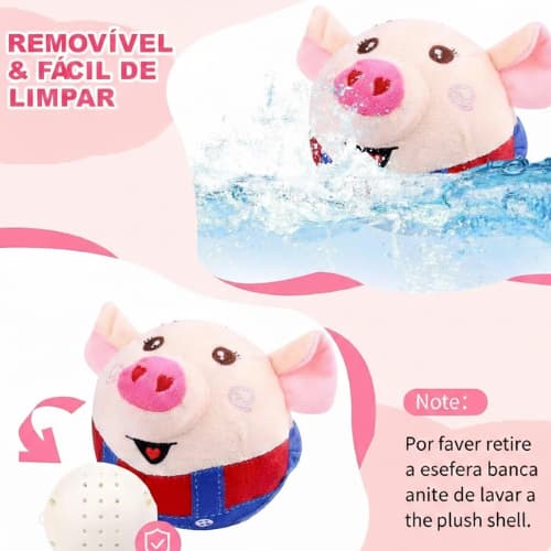 Brinquedo Interativo De Pelúcia Diversão para Criança e Pet Automático Com Som Resistente À Mordida
