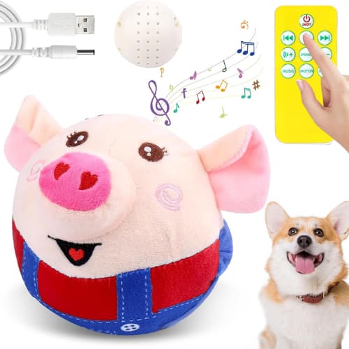 Brinquedo Musical De Pelúcia Para Gato, Cachorro, Criança Que Pula Automaticamente Durável Divertido