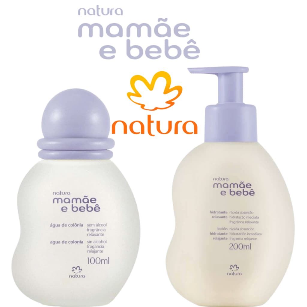 Natura Colônia Relaxante Mamãe e Bebê + Hidratante ORIGINAL E LACRADO