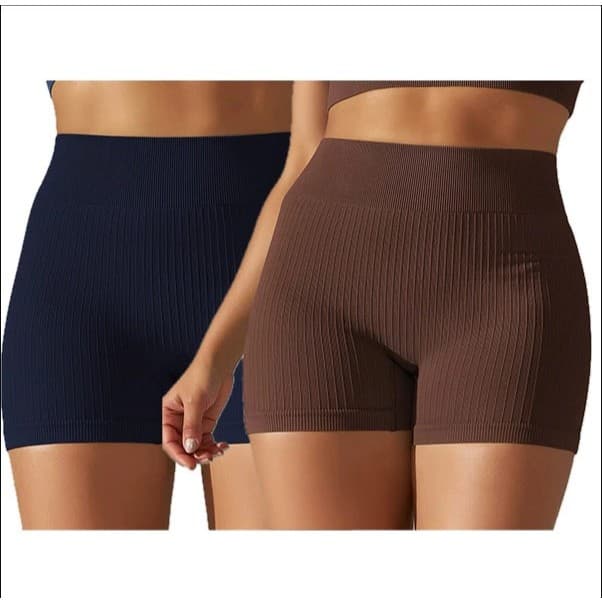 Shorts Fitness Canelado Academia Zero Transparencia Feminino Premium