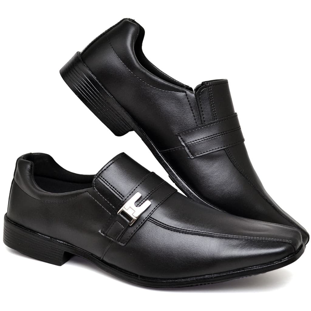 Sapato Social Masculino Confortável Couro Casual Mocassim Oxford Igreja Trabalho Casamento Elegante Confortável Derby
