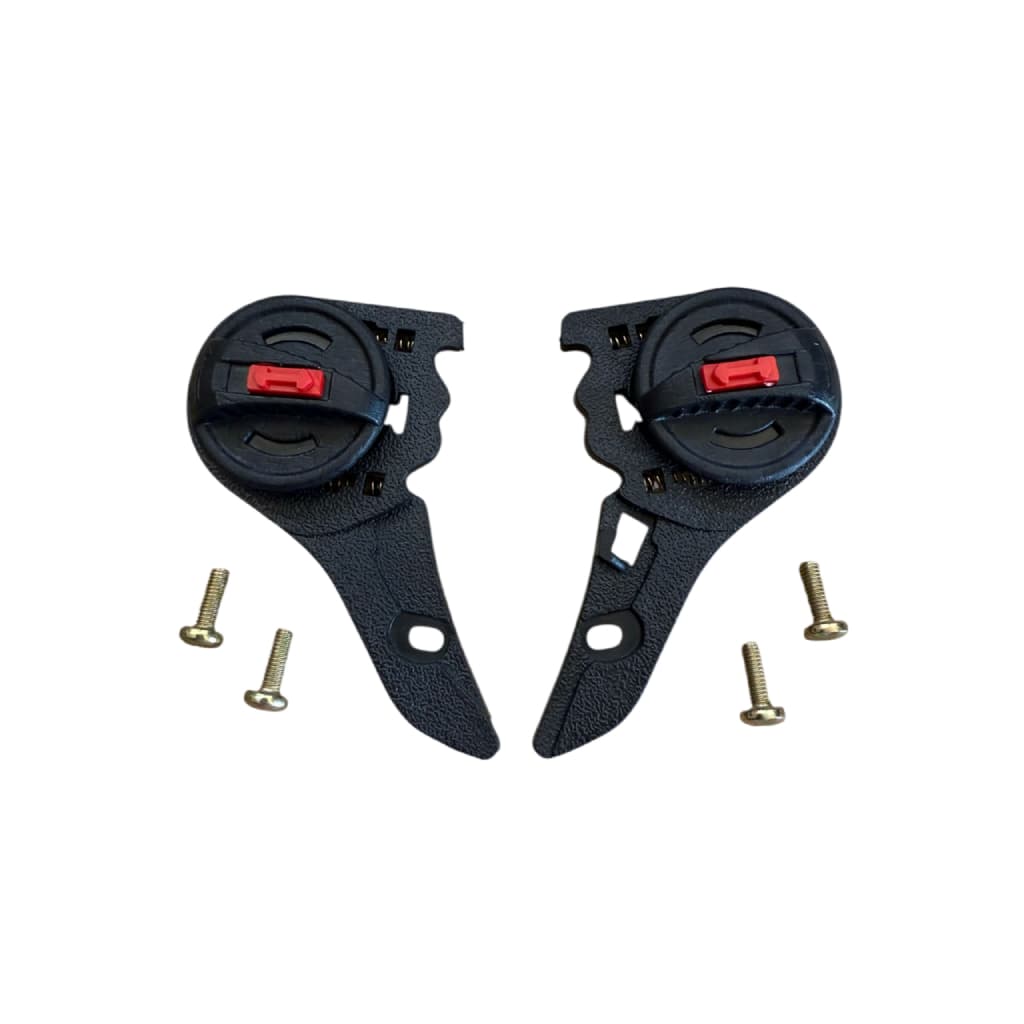 Kit Reparo Viseira capacete Moto Completo Botão Fixação Fw3 Gt Gtn Ls2 Ff358 Ff396 Com Parafuso