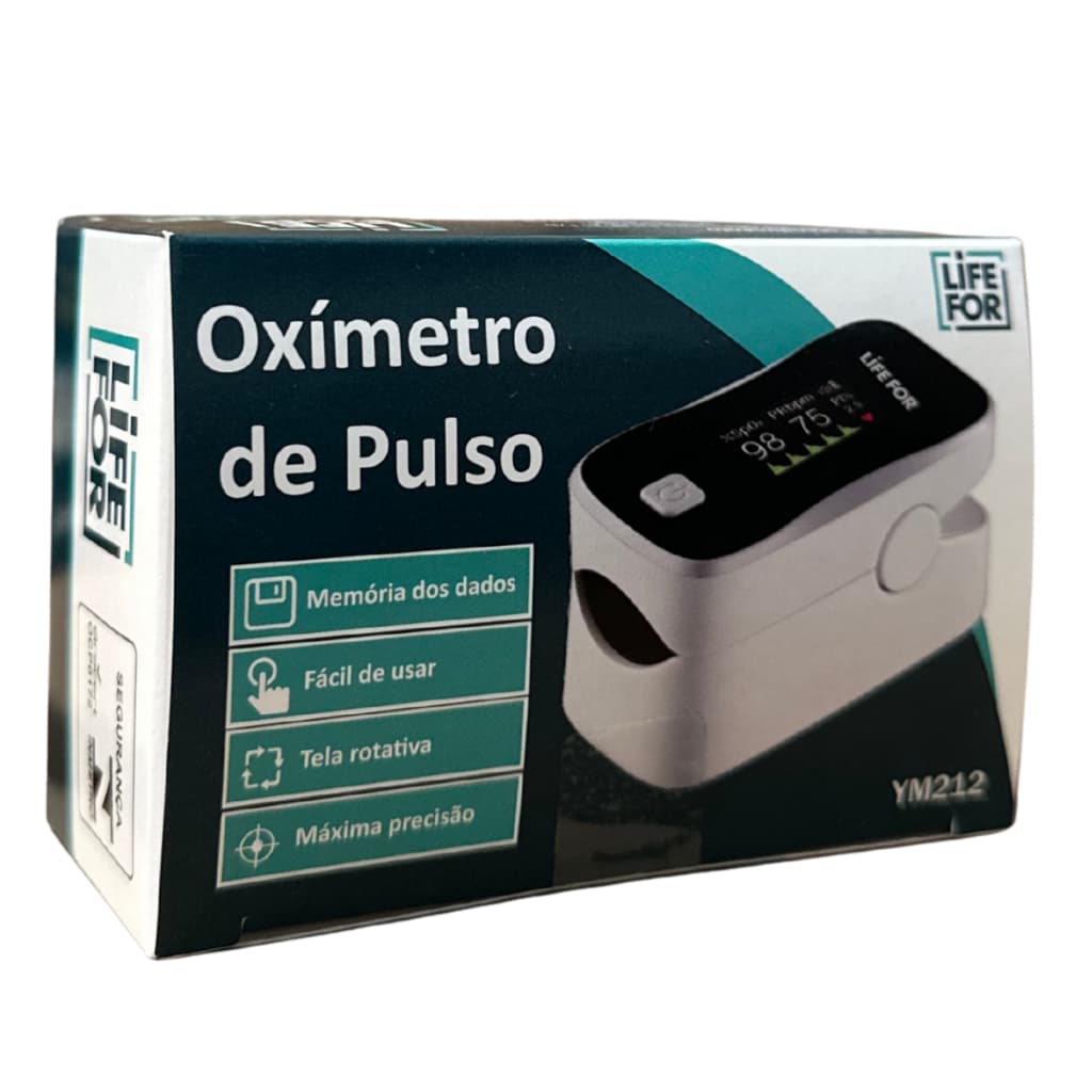 Oxímetro de Dedo Digital Portátil Com Led de qualidade - Life for