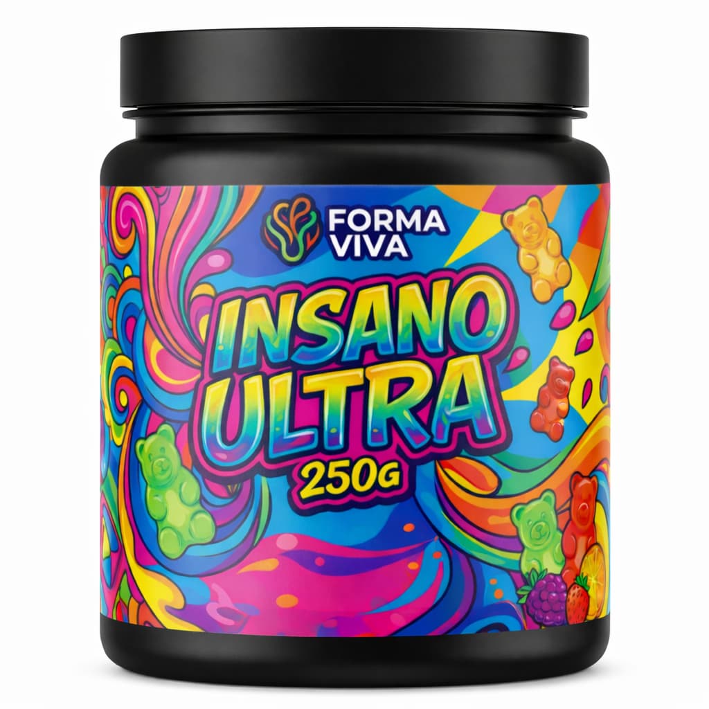 Suplemento Pó Pré Treino Pote 1000mcg B12  250g Mix De Frutas Ultraperformance Intenso