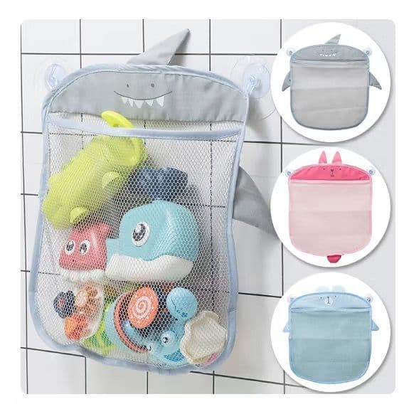 Cesto Multiuso Organizador Ventosa Parede Quarto Banheiro Para Brinquedos-SAZ