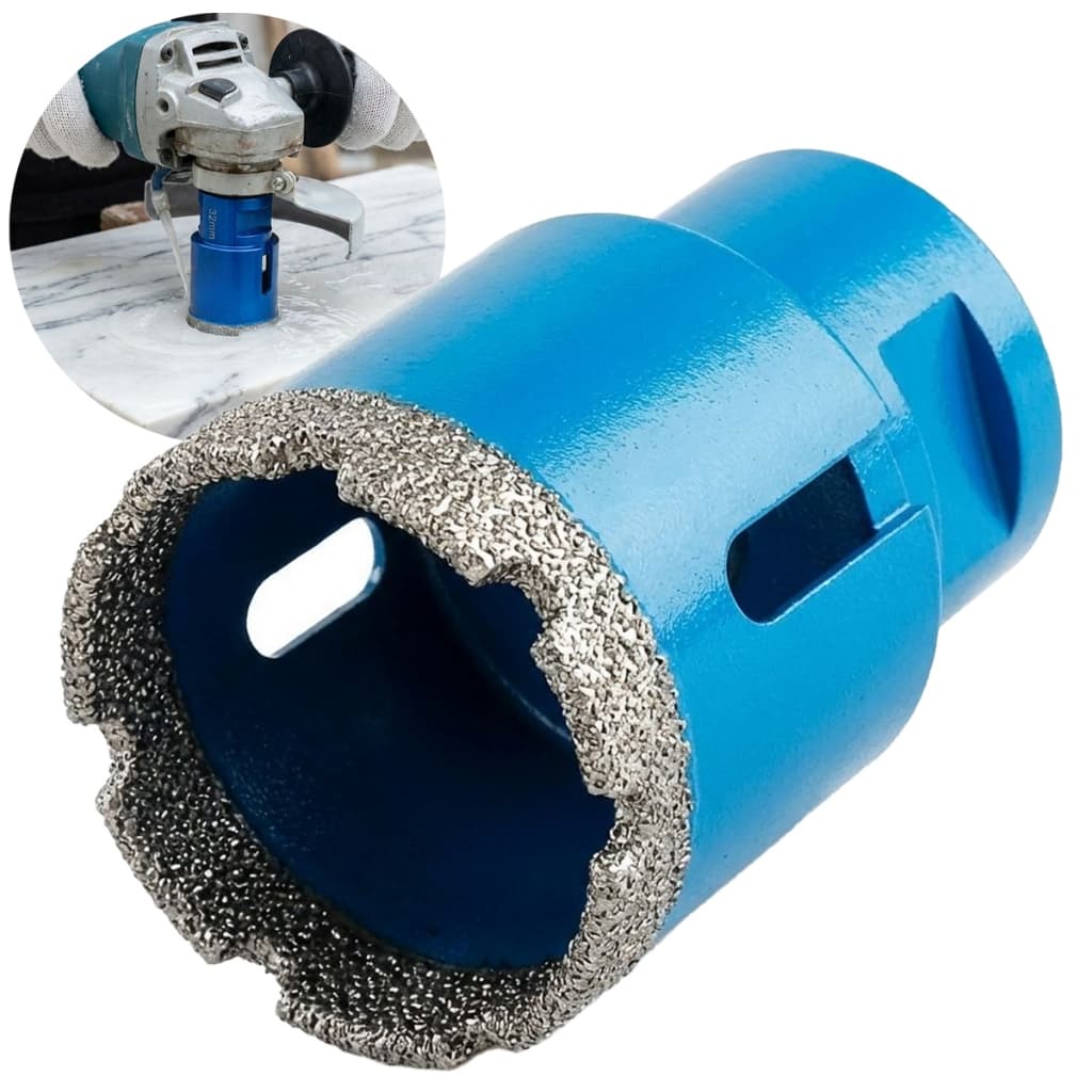 Broca Serra Copo Diamantada Esmerilhadeira 32mm M14