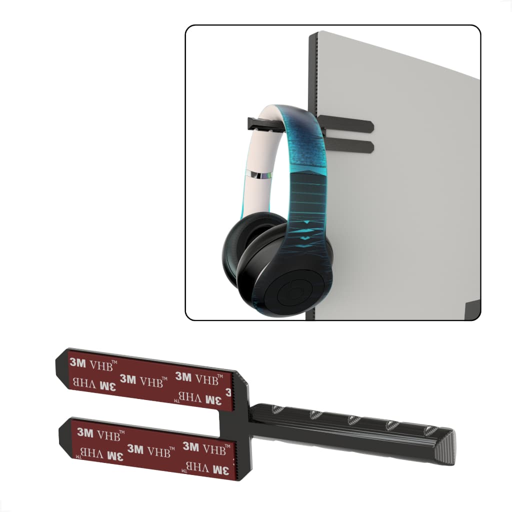 Suporte Headset Para Monitor Stephan - Organizador Gamer