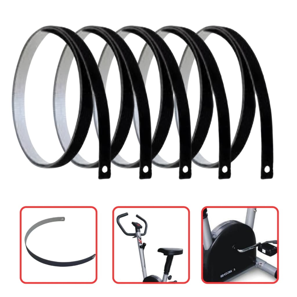 Kit com 5 Cinta De Carga Freio Para Bicicleta Ergometrica Kikos Hc 3015