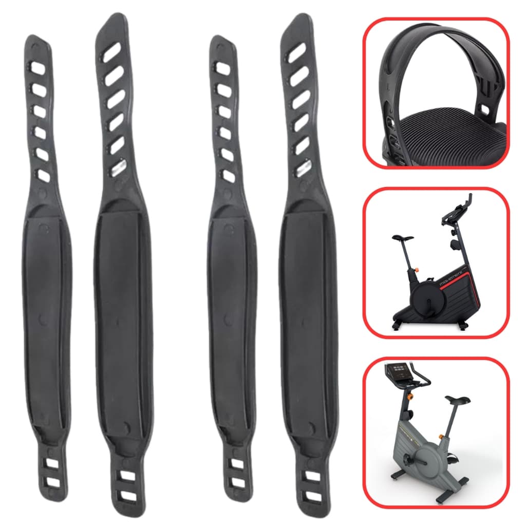 Kit 2 Pares de Alça Cinta Universal Para Pedal Bicicleta Ergometrica