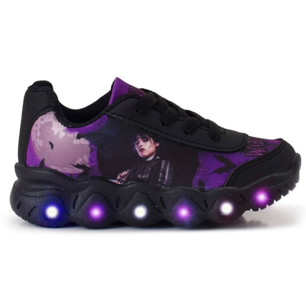 Tênis Infantil Wandinha Com Led Super Confortável