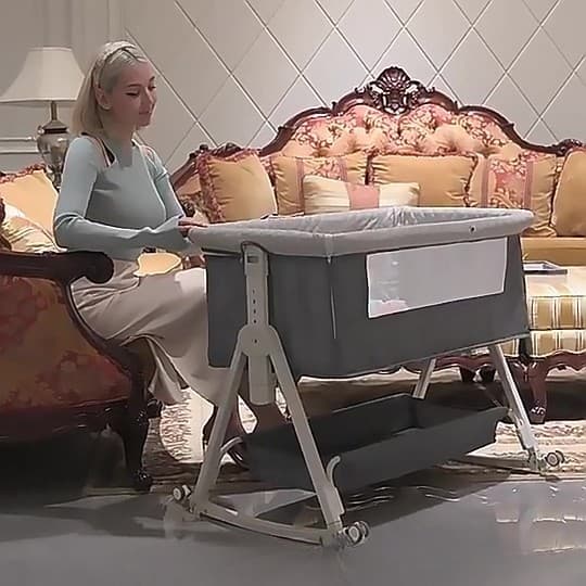 Berço Moisés Ajustável Cesto Balanço Bebê Portátil Co-bed Até 30kg Bebê