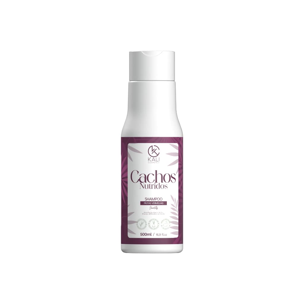 Shampoo Hidratante para Cachos Frutas Vermelhas 500ml