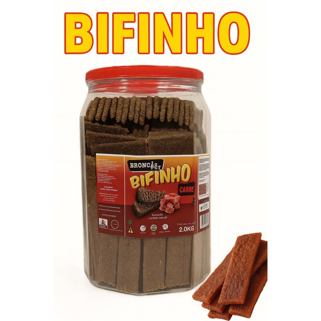 Bifinho Petisco Macio de Carne 2kg para seu Amiguinho  e um delicioso brinde