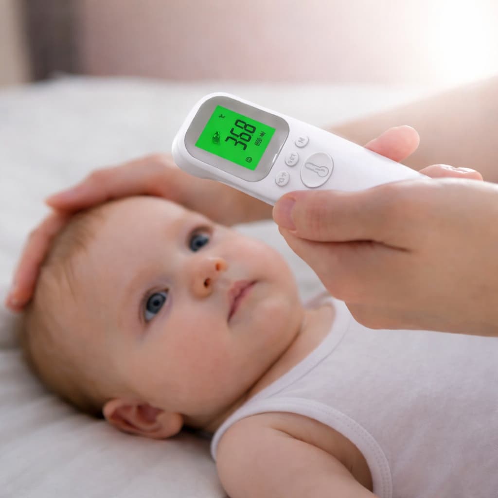 Termómetro digital de raios infravermelhos para uso doméstico Termómetros para crianças e bebes