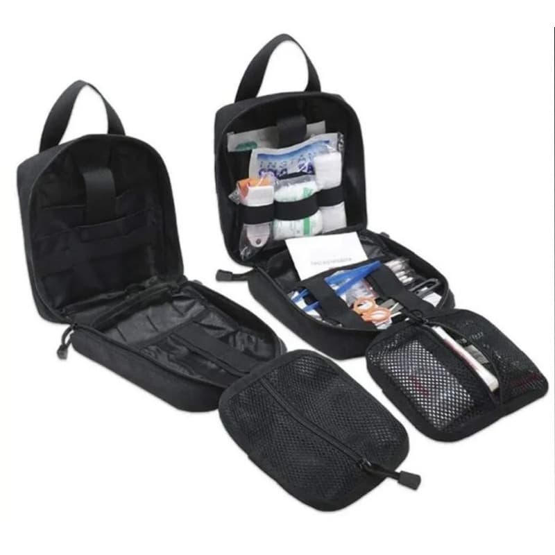 Kit de Primeiros Socorros Completo – Bolsa Tática Portátil