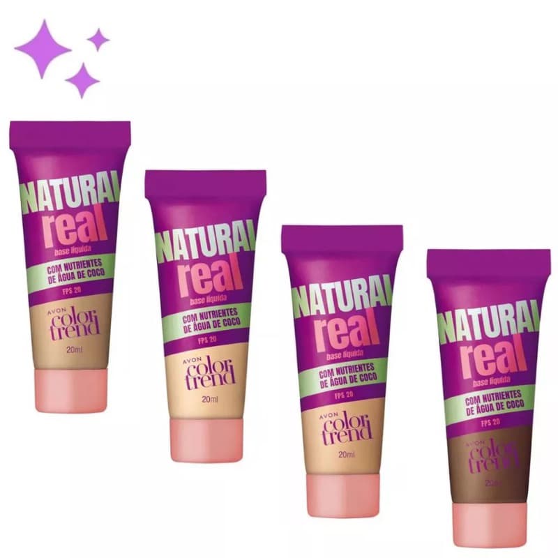 Base Liquida Natural Real Avon 25ml