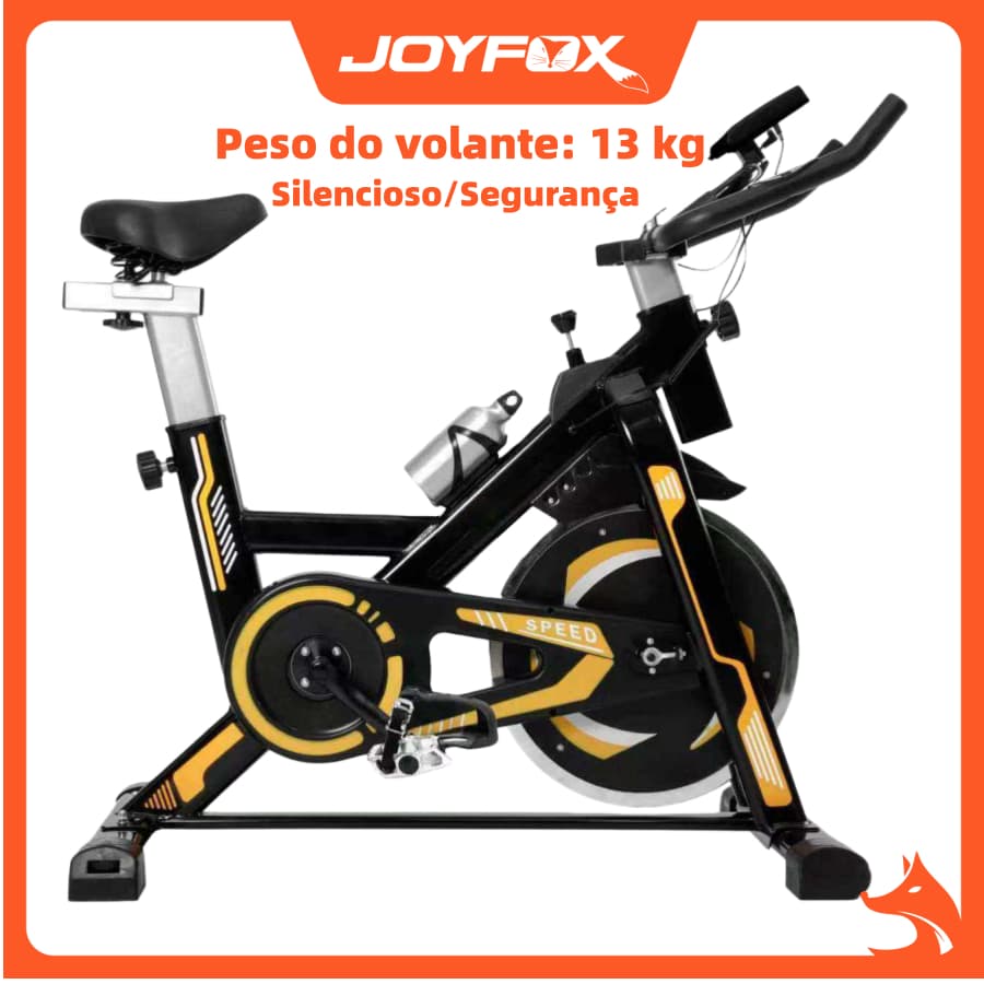 JOYFOX Bicicleta Spinning bicicleta ergometrica Para Exercícios Profissional Sport Suporta até 120kg