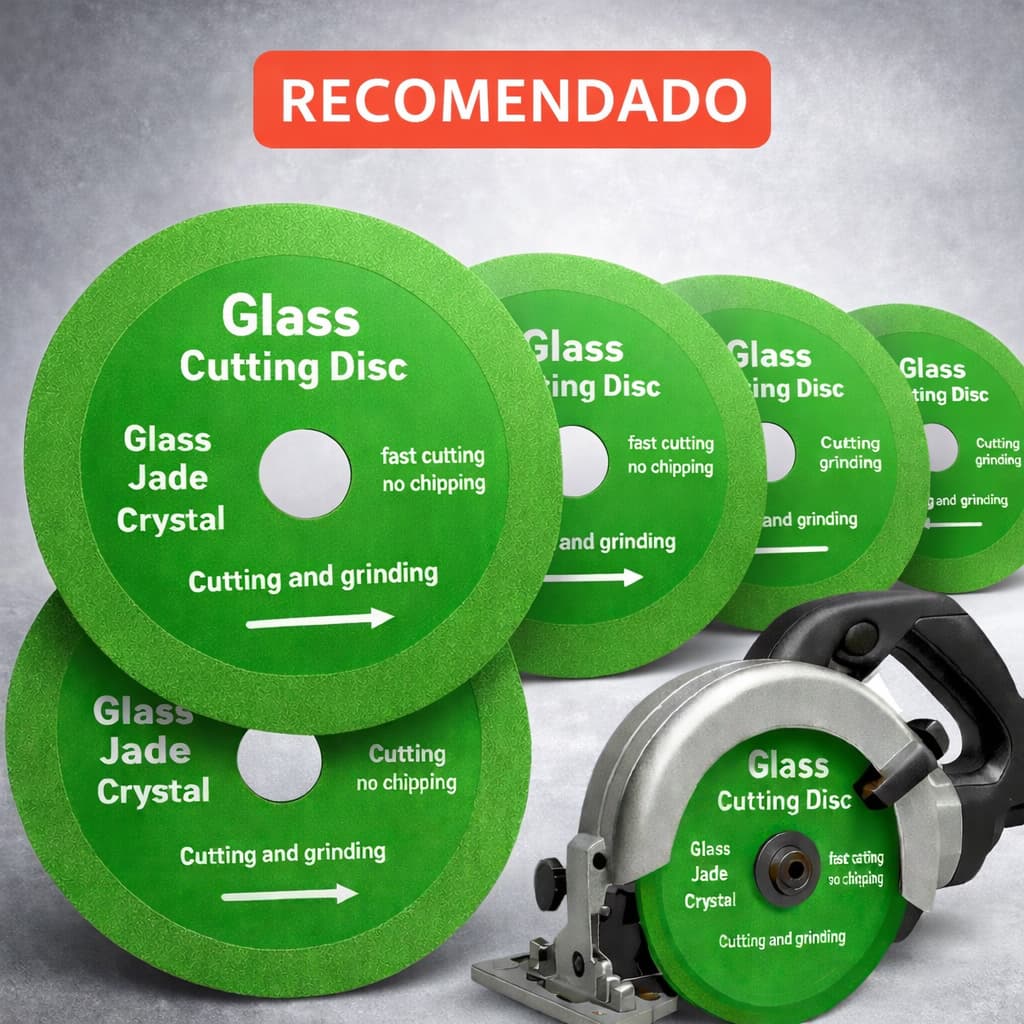 Disco De Corte De Vidro Diamantado 100mm Esmerilhadeira Alta Precisao Duravel Ultrafina
