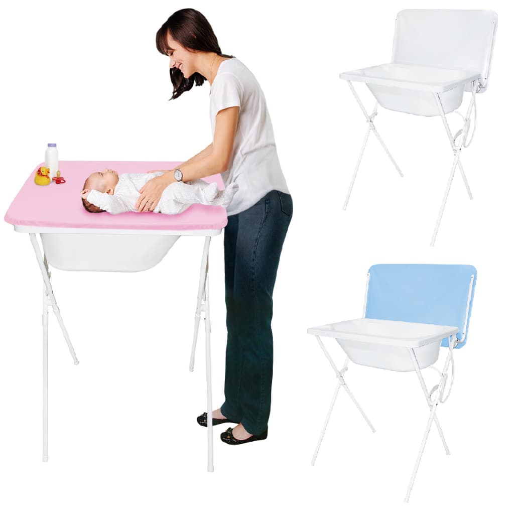 Banheira Premium Desmontável Para Bebê Dobrável Com Trocador Scorpion Infantil