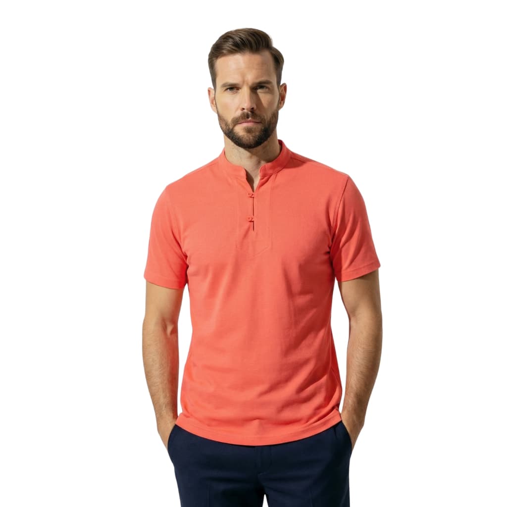 Bata Masculina Slim Camisa Social Manga Curta Luxo Leve Tecido Premium Varias Cores Moda Confortavel Elegante Versatil