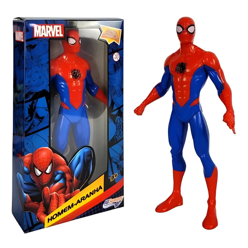 Boneco Homem Aranha Articulado 22CM Grande 9,5CM Pequeno Marvel Action Figure Avengers