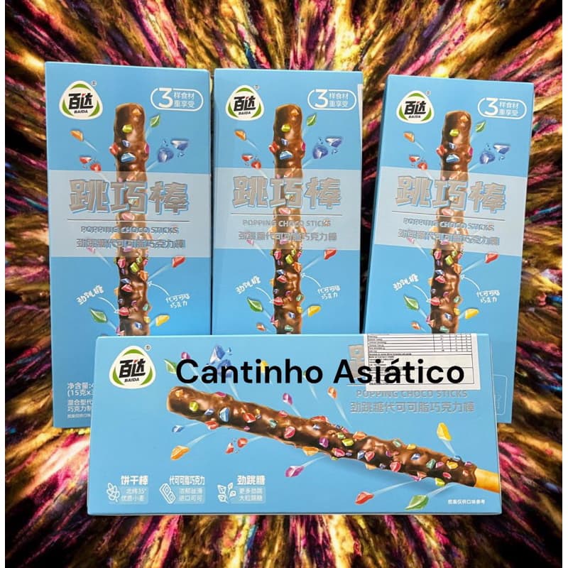 Palito de chocolate explosivo importado