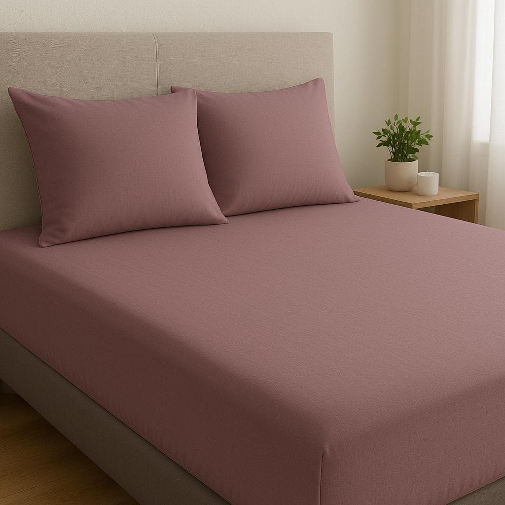 Jogo de cama casal com elástico total+ 2 fronha_toque suave e ajuste perfeito"