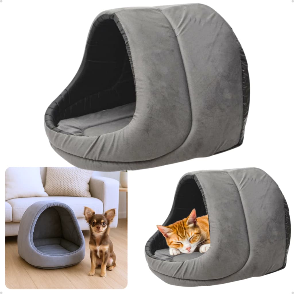 Cama Caminha Toca Casinha Iglu para Cachorro e Gato  Premium