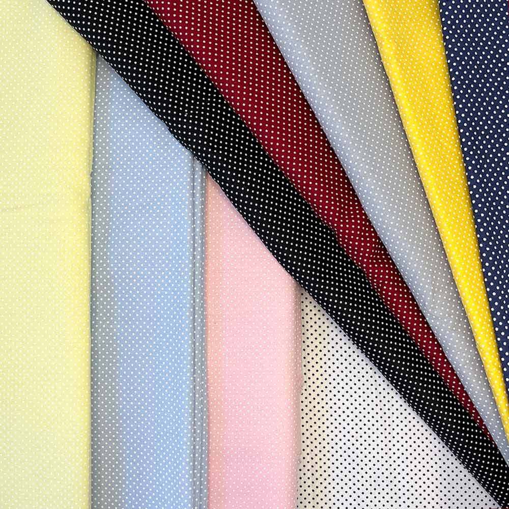 Tecido Tricoline 100% Algodão 50cm x 1,40m Lançamentos Várias Cores Liso Poá Costura Patchwork