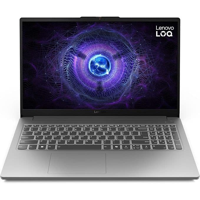 Notebook Lenovo LOQ-e 15IAX9E Intel Core i5-12450HX 16GB 512GB SSD RTX 3050 Windows 11 Exposição