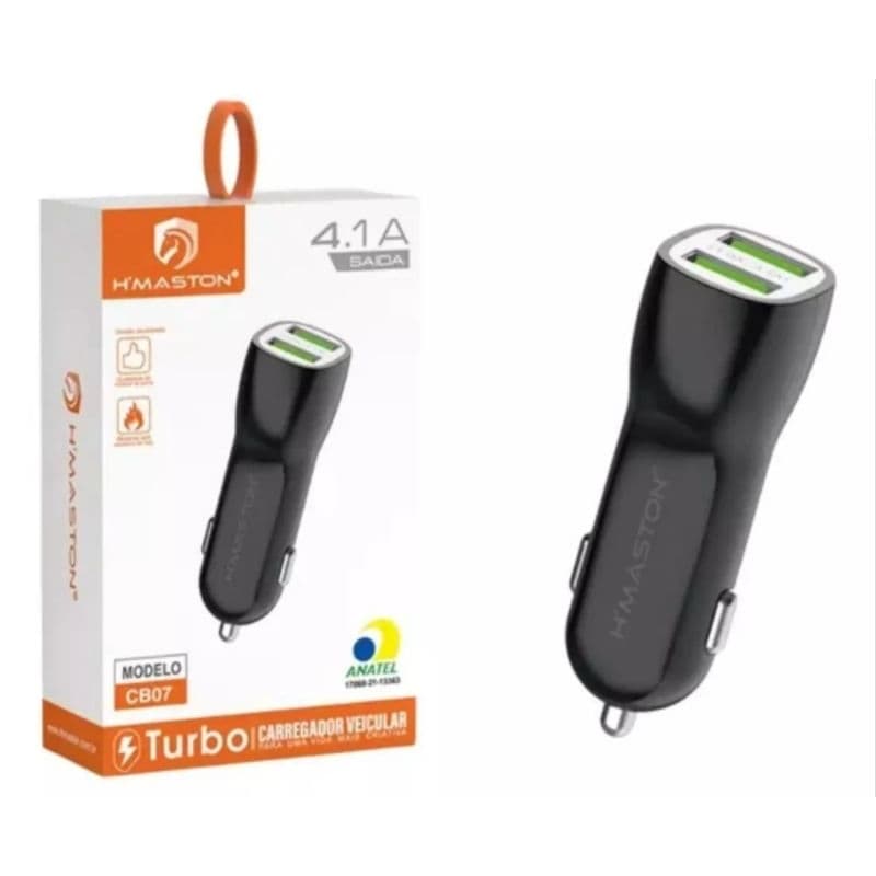 Carregador Veicular H'Maston duas entradas USB