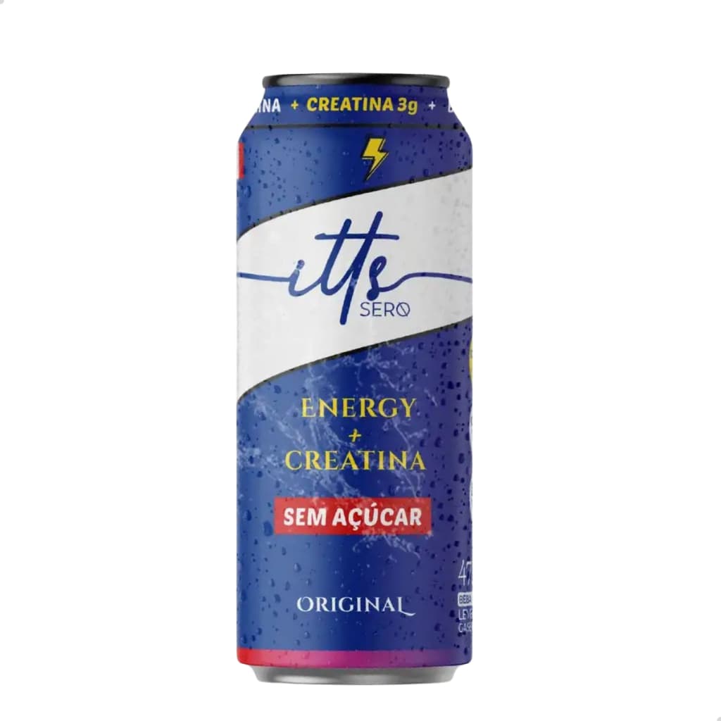 Itts Sero Energy + Suco Sem Açúcar Latão 473ml - Itts Sero