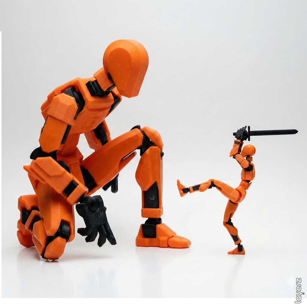 Dummy 13 Boneco Articulado GRANDE 20cm Brinquedos de Menino Pronta Entrega Montado