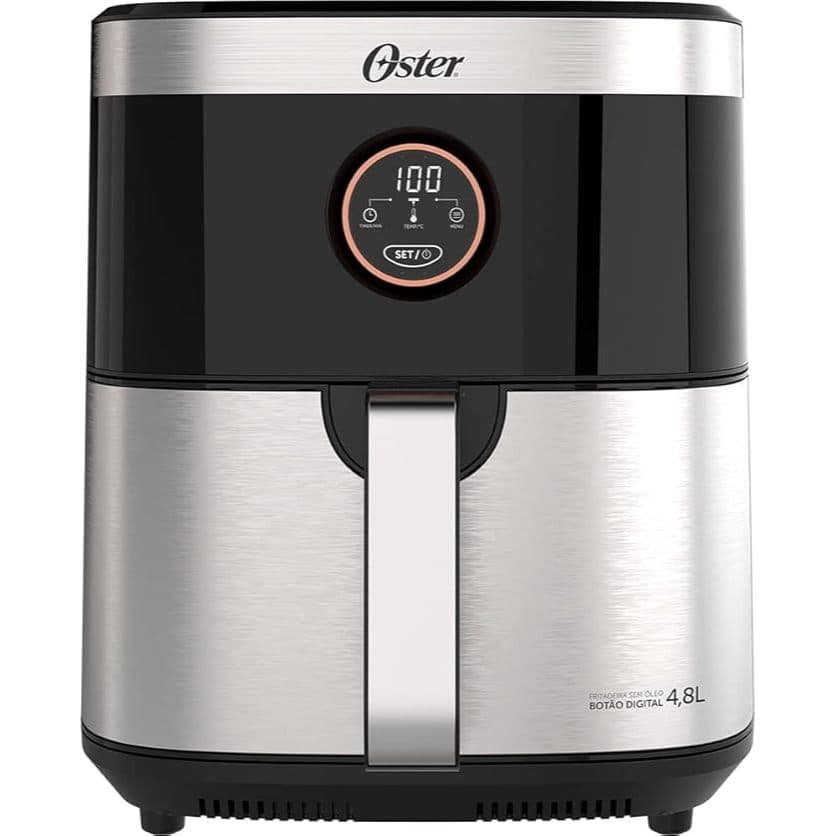 Fritadeira Oster Sem Óleo 2 em 1 4,8l 1500W, OFRT660