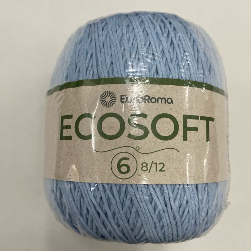 ECOSOFT N.06 - BARBANTE EUROROMA 452mts para crochê e tricô