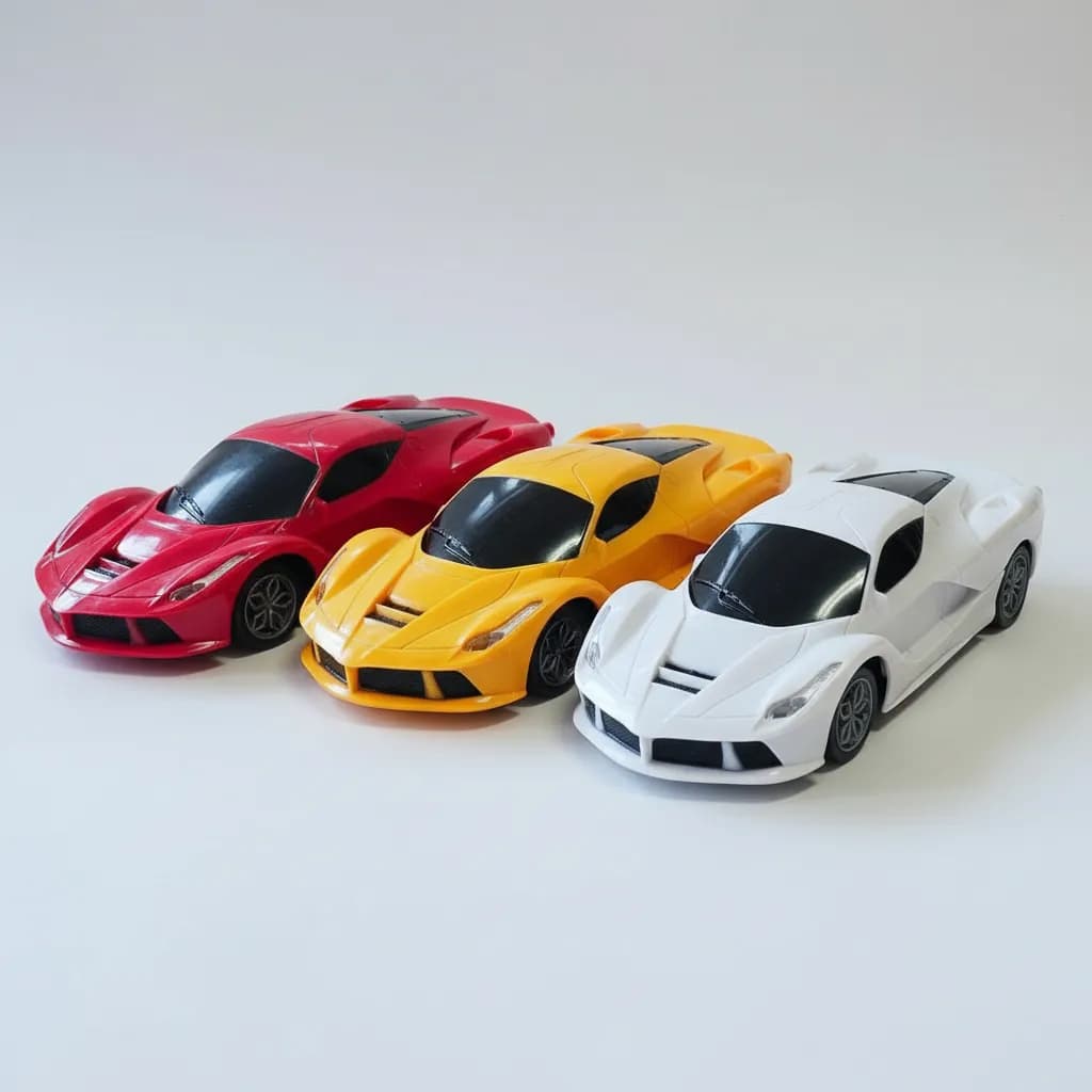 Carrinho Controle Remoto 4 Funções Ferrari Acende Faróis