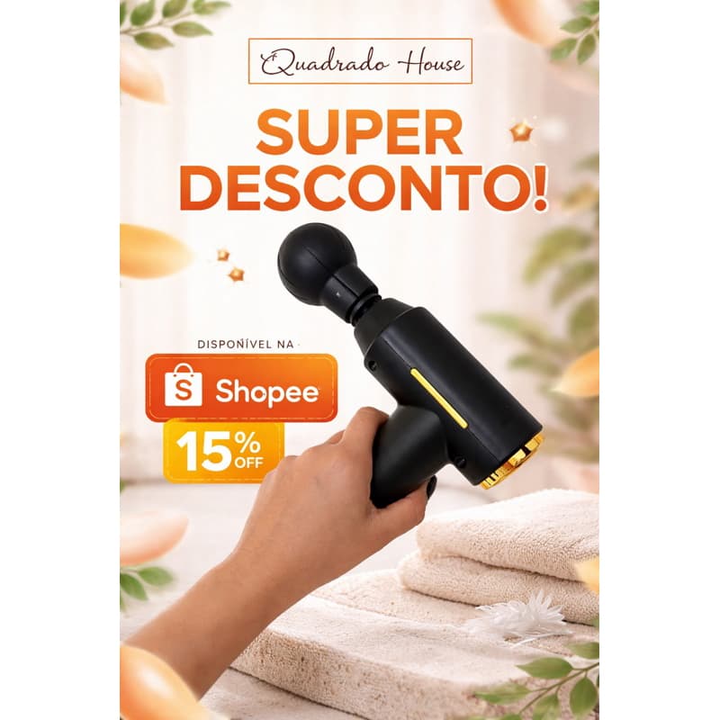 Massageador Muscular para atletas e pessoas que amam massageador portátil.® – Potência e Conforto.