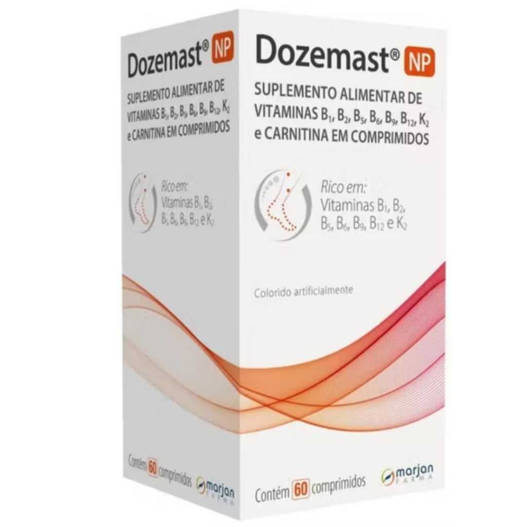 Dozemast NP Marjan – Suplemento de Vitaminas do Complexo B + Carnitina | 60 comprimidos