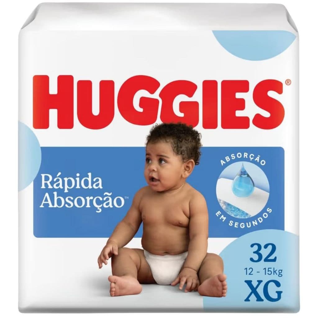 Fralda Huggies Tripla Proteção Xg - 32 Fraldas