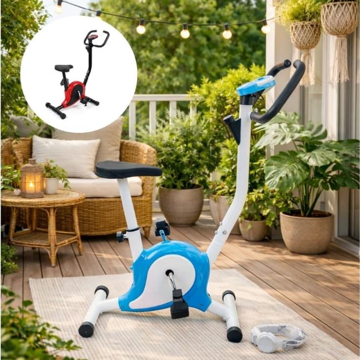 Bicicleta de Fita Ergometrica Spinning Treino em Casa Cardio Exercicio Visor